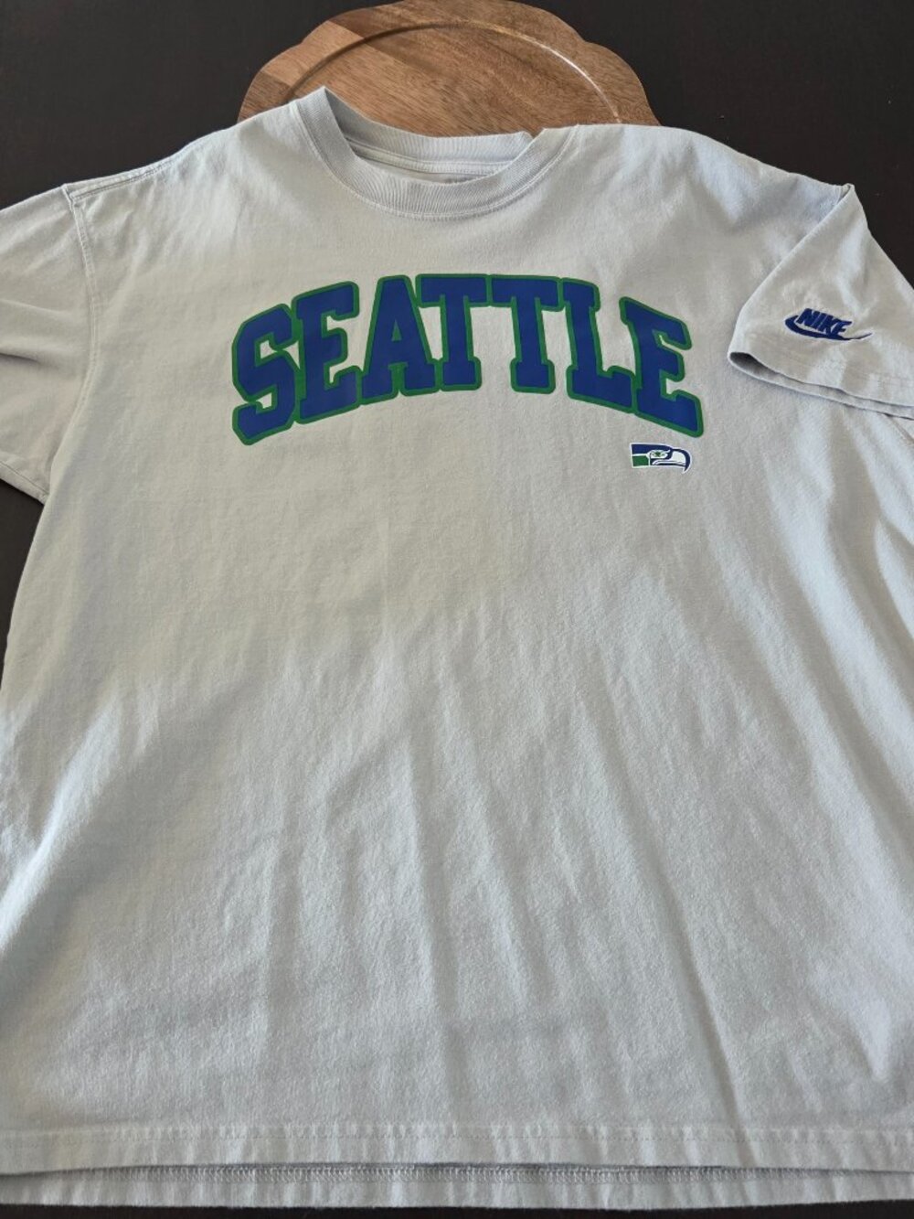Men's Seattle Seahawks Nike Gray Rewind Statement Max90 T-Shirt
